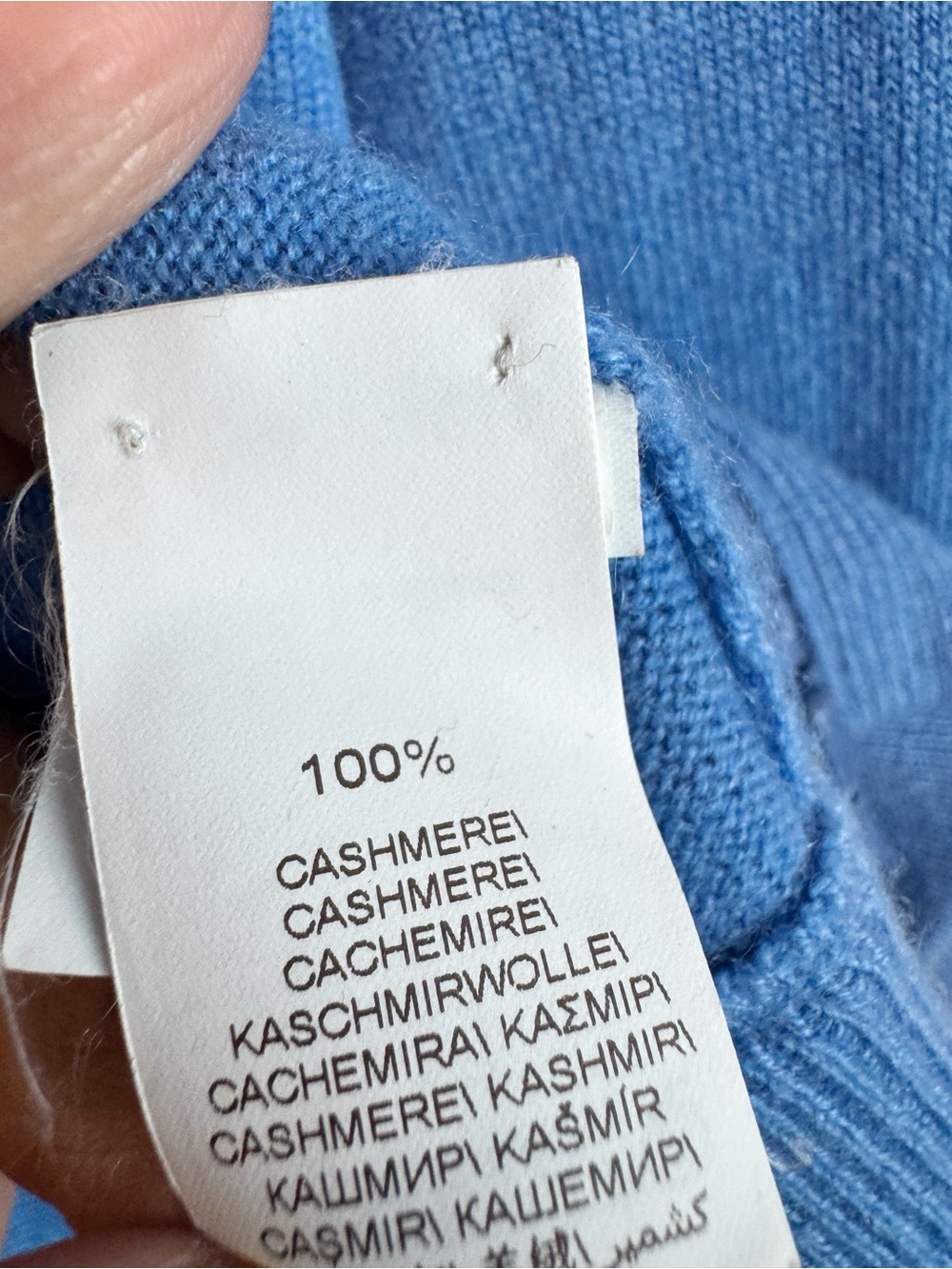 Brunello Cucinelli | Blue 2-Piece 100% Cashmere Sweater Set, M - Picture 6 of 11